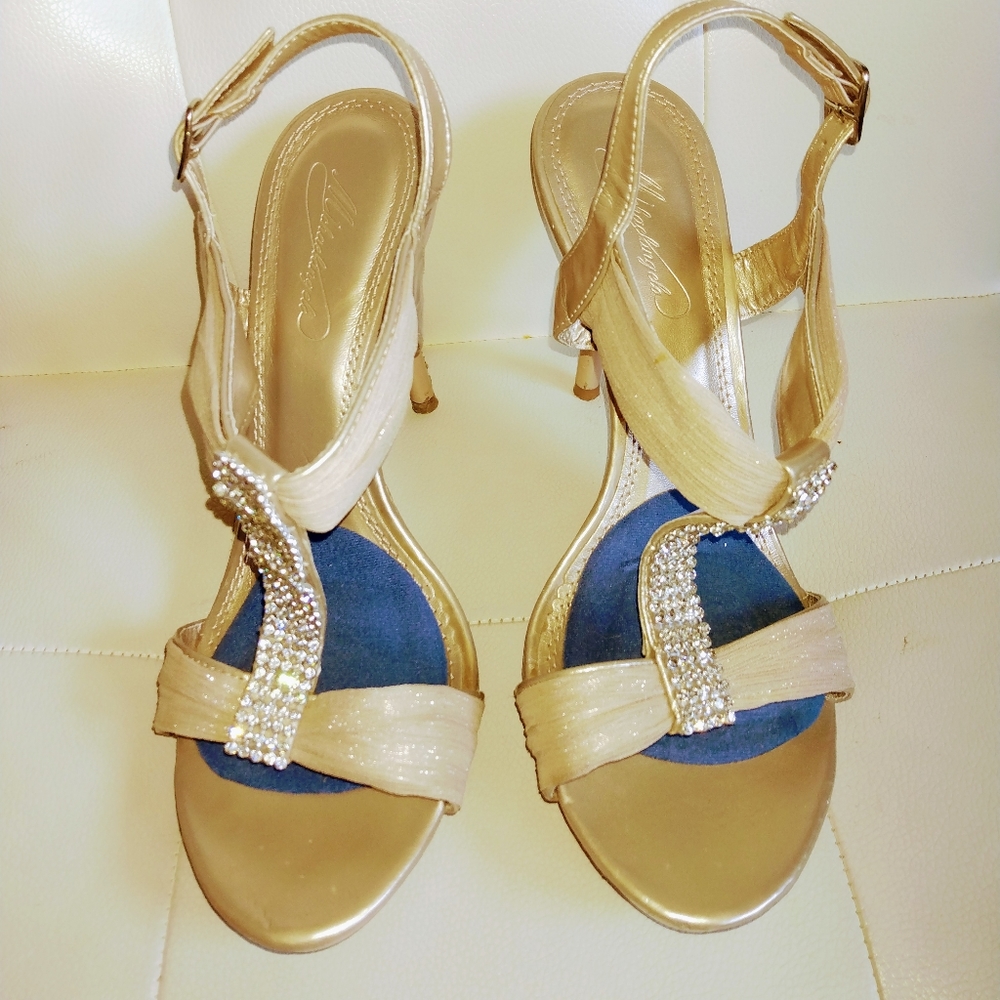 Michaelangelo studded pumps